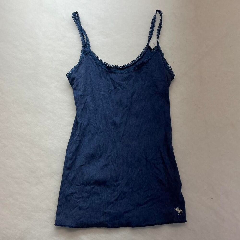 Abercrombie-fitch Women's Blue and Navy Vest
